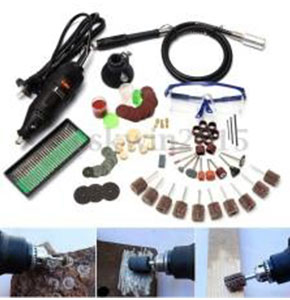 [2436] 142Pcs 130W Electric Power Rotary Tool Multipurpose Drill W Accessories