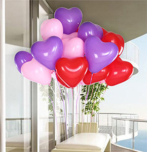 [2667] Heart Shape Latex Balloon Wedding Party Decoration Birthday Celebration