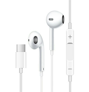 [2608] New USB-C Type-C Earphone In-Ear With Microphone Headset Bass HIFI Stereo