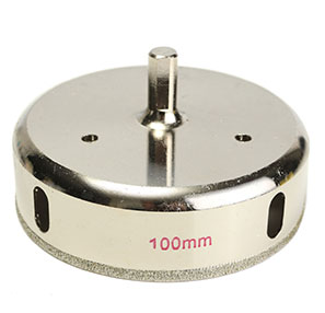 [2175] inch 4" Diamond Coated Drill Bit Hole Saw Glass Tile Ceramic Marble Cutter
